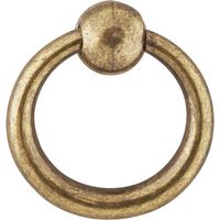 Runder Möbelknopf, Zamak in Altgold, H.36 x B.35 x T.13 mm CHRISLIGNE