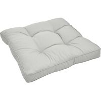 Beautissu Cuscino Lounge da Esterno XLuna - Comoda Seduta Grigio chiaro, 50x50x10 cm