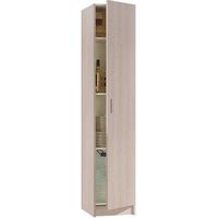 Armadio Multiuso 1 Anta - Marrone Rovere 37x180h cm