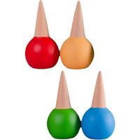 Lot de 4 globes d'arrosage en terre cuite pour plantes, à arrosage automatique