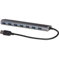 i-tec Metal U3HUB778 hub & concentrateur USB 3.2 Gen 1 (3.1 Gen 1) Type-A 5000 Mbit/s Argent