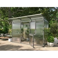 KGT Gewächshaus "Santini II", anthrazit-grau, 6 m², 16 mm HKP