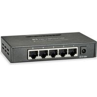 LevelOne GEU-0523 commutateur réseau Non-géré Gigabit Ethernet (10/100/1000) Noir