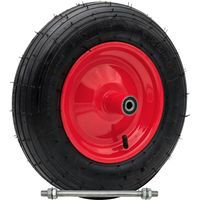 Ruota Pneumatica 3.50-8 per carriola modello vespa asse lungo Battistrada Rigato