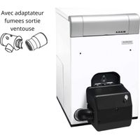 Domusa – Chaudière fioul condensation 30 kW – Rendement 103% – Brûleur inclus – Compatible biofioul – Installation facile