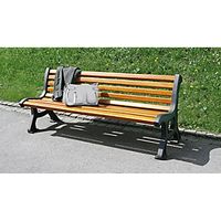Banco de madera macizo sin brazos tablones de madera