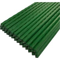 Set of 40 Plastic Coated Metal Plant Support Sticks (140cm)