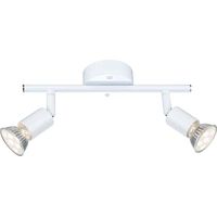 Plafonnier LED Luminaire Métal Verre Blanc Spots Mobile Éclairage Bureau Cuisine
