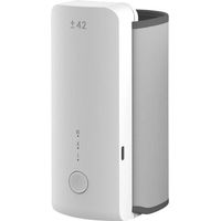 Calentador de biberones inalámbrico portátil para viaje, calentador de leche materna, bolsa aislante, batería integrada y cable de carga USB (blanco)