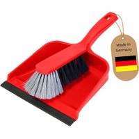 Novaliv Kehrgarnitur Handfeger und Kehrblech
