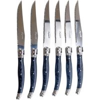 Pradel Excellence 7209 g-6nt Laguiole Scatola di 6 coltelli da Tavolo 25.7 x 15.7 x 1.5 cm Grigio Marmo