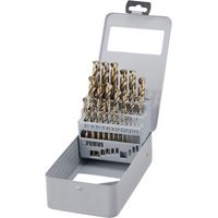 25 STÜCKE ZYLINDERSCHAFT STEEL DRILLS COBALT SPIRALBOHRER HSS 1-13 MM FERVI P069