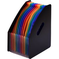 12 Pockets Expanding File Folder Accordian File Organizer A4 Letter Size Document Organizer File Rac