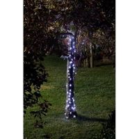 SMARDTV Outdoor Solar String Lights - Firefly 100 Cool White LEDs - 11.9m - Metal