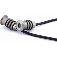 Spot Encastrable Extérieur de Sol Rond LED D15 0,2W IP68 Inox Hors Transfo ZAMBELIS - 45 deg - Blanc chaud - 3000K