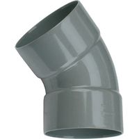 Raccord coudé pvc Wavin 3026064 double femelle 45°