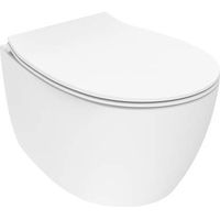 Inodoro suspendido, blanco mate, 51 cm de largo Ercos Kite BCKTEOVASO0001 Blanco mate