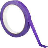 Tapes, Ruban de Masquage Aquarelle 10mm x 20m Vinyle Masquage de Précision Ruban Adhésif Fine Masking Tape Bande Autocollante pour Peinture Automobile Vernissage L'artisanat Décoration, Violet