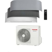 Toshiba Climatizzatore Haori Bianco 9000 btu con Rivestimenti in Tessuto Inclusi Inverter R-32 Wi-Fi Classe A+++