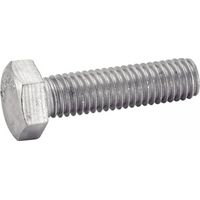 200 Vis à Métaux Tête Hexagonale Filetage Total 5 x 50 mm - DIN 933 - Inox A4 - D-Work