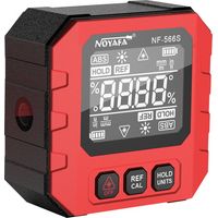 L'inclinomètre numérique laser double face Noyafa NF-566S est un outil de mesure d'angle de haute précision, rechargeable et adapté aux applications industrielles, de maintenance et de rénovation domi