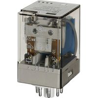 Finder 60.12.9.024.0040 Steckrelais 24 V/DC 10 A 2 Wechsler 1 St.