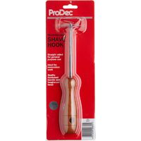 ProDec Trianglar Shave Hook with Wooden Handle