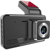 1080P DVR Dash Camera 4 Inch Car Dashcam Driving Recorder 150° Wide Angle Support Night-Vision Loop-Front Recording-Black