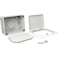 Boîte de dérivation isolante sans halogène – Dimensions 170 x 210 x 80 mm – Résistance aux flammes 850 °C – Pour câbles jusqu'à 400V – Kopos
