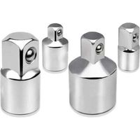 Set mit 4 Ratschenadaptern, Steckschlüsseladapter, 1/2 Zoll auf 3/8 Zoll Ratsche, 3/8 Zoll auf 1/2 Zoll Ratsche, 1/4 Zoll auf 3/8 Zoll Ratsche, 3/8 Zoll auf 1/2 Zoll Ratsche