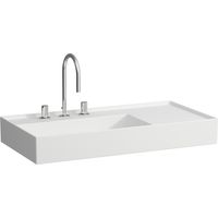 LAUFEN Kartell Aufsatzwaschtisch, Ablage rechts, 1 Hahnloch, ohne