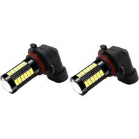 Lot de 2 phares antibrouillard pour voiture, H8/H11, 6500K, 1400 lumens, LED, IP67, blanc
