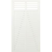 Plus Tor Decora 100 x 180 cm RAL 9010 Weiß