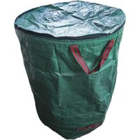 Sac à déchets verts, 1 pièce, lot de 120 L, sac à déchets verts, lot de sacs à déchets verts résistants, sac à déchets verts en PP résistant, sac à déchets verts A