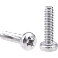 Boîte de : 8 pcs Vis rondes zinguées M-6 X 50