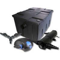 SunSun filtro para 60000 l Estanque con 36W clarificador y 100W ECO Bomba jardin