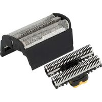 vhbw Pieza de corte combi pack compatible con Braun Contour 5877, 5895, 5897 afeitadora eléctrica, lámina + bloque de cuchillas, negro