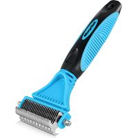 Morpilot Spazzola per Cani, Spazzola Cane Pelo Lungo, Corto, Medio, Toelettatura Professionale, Pettine Cane e Gatto per Rimuovere Peli Superflui e Sbrogliare Nodi, Riduce del 90%
