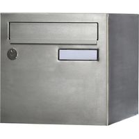 Standard-Außenbriefkasten mit 2 Türen – Rivage – Edelstahl RENZ