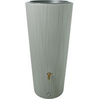 4rain VASO DECOR 2in1 serbatoio pioggia piantabile 220 litri agave incl. rubinetto in plastica e raccordo pluviale