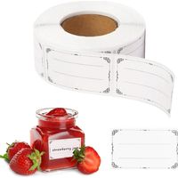 CCYKXA 600 Etiquettes Autocollantes Bocaux,Autocollants Étiquettes Vierge,Etiquettes Autocollantes,Étiquettes Autocollantes Vierges Pour Bouteille,pour Bocaux,Enveloppe,Épices,Baking,Peut Écrire (3 x
