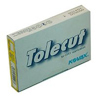 Kovax 191-1517 FEUILLES ABRASIVES TOLECUT JAUNE P800 70 x 114 25 PIECES