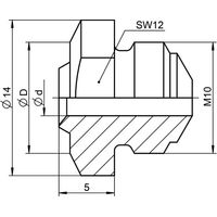 Embout Gesipa 16/42 BT (pour rivets aveugles BULB-TITE)
