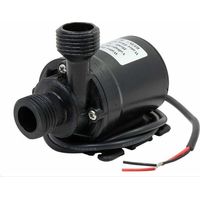 Circulador y bomba DC 12V 800L/H 5M Sistema de circulación de agua Bomba anfibia Sistema de circulación solar Bomba de refuerzo de CC sin escobillas de 4 puntos y alto rendimiento y bajo nivel de ruid