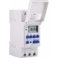 Timer LCD settimanale, commutatore elettrico di tempo, dispositivo timer digitale, 15 A (220 V).