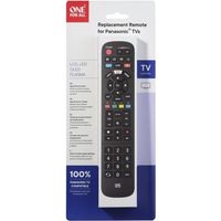 One For All URC4914 - Ersatzfernbedienung für Panasonic-Fernseher - Universalfernbedienung für alle Panasonic-Fernseher - Schwarz