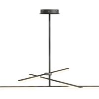 Lámpara de Techo LED Moderna Ø100x79 cm con Pantalla de Acrílico Ángulo de Luz Ajustable para Salón Dormitorio o Cocina