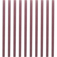 10pcs CELaire de ponçage en aluminium Pander de papier de verre de papier abrasif 533 x 9 mm (60 )