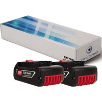 Lot de 2 batteries pour Bosch GWS meuleuse angulaire 18 V-LI 4000mAh 18V