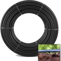 Suinga – Tuyau d'alimentation pour arrosage enterré 100m – Goutteurs 2,5 l/h tous les 25 cm – Tuyau en polyéthylène 16mm noir – Norme UNE 53367